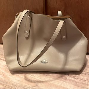 Tan Coach Handbag